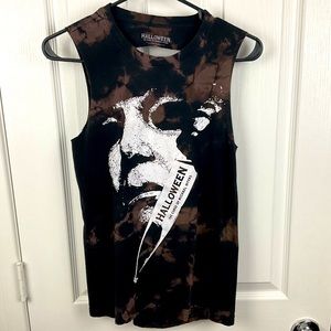 Altered Halloween Micheal Myers Women’s Sleeveless T-Shirt, Size XS